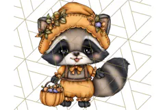 Woodland Autumn Parade Clipart PNG Fall Animals Product Image 4