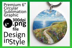 Tranquil Trails: Round Sublimation Assortment Product Image 1