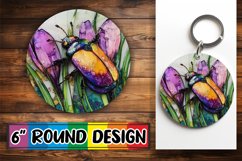 Sweet Sublimation Round Ornaments, Animals Product Image 1