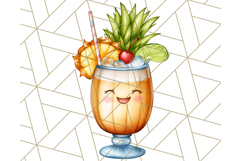 Tropical Tiki Friends PNG Clipart, Cute Summer Art Product Image 4