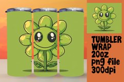 Retro Floral Euphoria: 20oz Tumbler Wraps Product Image 1