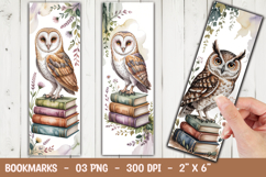 Cute Owl Bookmark Sublimation Product Image 1