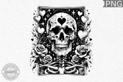 Valentine&#039;s Day Skeleton PNG - Valentine Clipart Sublimation Product Image 1