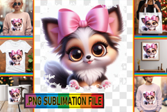 Sweet TSHIRT Ideas PNG, 3D Dog Product Image 1