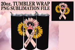 SWEET HARMONY 20oz TUMBLER WRAP, Breast Cancer Product Image 1
