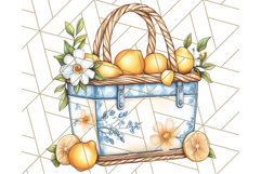 Mediterranean Cottagecore Kitchen PNG Clipart with Lemons Product Image 4