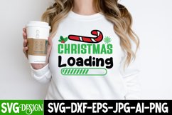 Christmas Loading SVG Cut File,Christmas Loading SVG Design Product Image 1