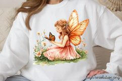 Charming Fairy Woodland Animals Clipart PNG Product Image 1