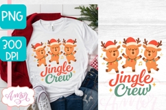Funny Christmas PNG design, JIngle Crew PNG sublimation Product Image 3
