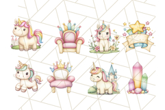 Pastel Unicorn Clipart PNG Fairy Tale Magic, Unicorn Png Product Image 4