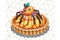 Ghost Café PNG Clipart, Cute Ghost Baristas Halloween Treats Product Image 4