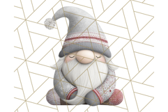 Cozy Winter Gnome Clipart PNG, Christmas Gnome Clip Art Product Image 4