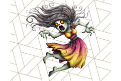 Halloween Monster Clipart PNG, Cute Spooky Characters Product Image 4