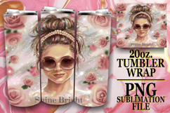 Enchanted vibes 20oz tumbler wrap, Woman Product Image 1