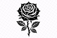 Rose Svg Design | Flower Svg | Svg Cut File Product Image 1