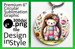 Bright Keychain Circle PNG Artwork , Animals Product Image 1