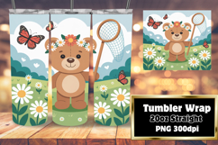 CLASSY 20oz Tumbler Design for Home , Cute Bear Product Image 1