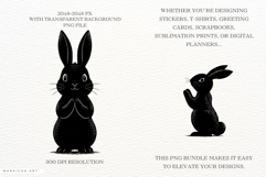 Cute Easter Bunny Clipart Product Image 2