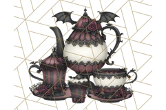 Gothic Halloween Clipart Dark Aesthetic PNG, Halloween Png Product Image 4