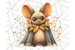 Cottagecore Halloween Clipart Cozy PNG, Autumn Fall Png Product Image 4