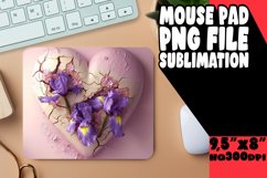Springtime 3D Heart Sublimation Pad Product Image 1