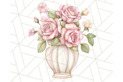 Pastel Tea Clip Art PNG with Sweets and Floral Accents Png Product Image 4