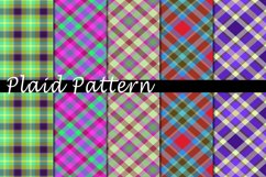 Plaid Pattern Digital Paper Bundle Product Image 1