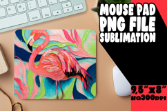 CHEERFUL desk mat Fun Sublimation, Flamingo Product Image 1