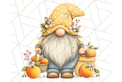 Summer Garden Gnomes Clipart PNG, Summer Country Gnomes Png Product Image 4