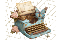 Vintage Butterfly PNG Clipart, Fairytale Cottagecore Images Product Image 4