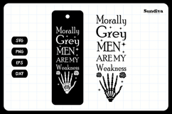 Dark Romance Bookmark Saying SVG | Morally Grey Men Product Image 3