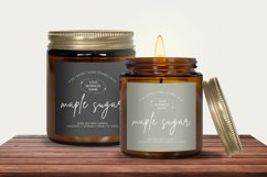 Custom Square Candle Label Canva Template - 8 Product Image 3