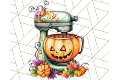 Fall Cottagecore Kitchen Clipart, Cozy Autumn Kitchen PNG Product Image 4