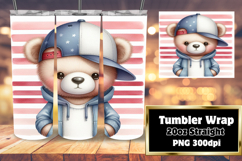 20oz Tumbler Template for Gifts , Teddy Bear Product Image 1