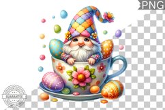 Easter Gnome Sublimation - Clipart PNG Design Product Image 1
