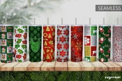 Christmas Glitter Tumbler Sublimation | PNG Bundle | Tumbler Product Image 1