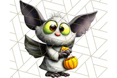 Monster Kids Clipart PNG, Cute Halloween Costume Art Product Image 4