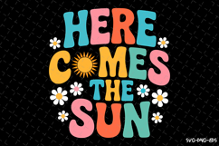 Here Comes the sun SVG Design | Summer | SVG Cut files Product Image 1