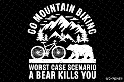 Go Mountain Biking SVG | Rider Svg | SVG Cut Files Product Image 1