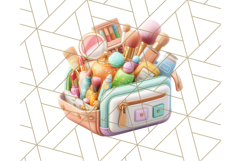 Kawaii City Girl PNG Clipart, Soft Dreamy Style Clip Art Product Image 4