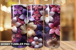 3D Valentine's Day Tumbler Design | Sublimation Wrap 20 Oz Product Image 1