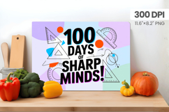 100 days of school Cutting Board PNG Design, Teacher PNG Product Image 1