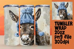 Cheerful Holiday Animal Wrap Sublimation 20oz Product Image 1
