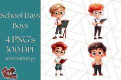 Boy Teacher Clipart PNG, Cute Male Teacher Illustration Product Image 1