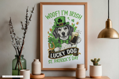 St Patrick Day Dog Png Sublimation - Cute St patrick Dog Product Image 2