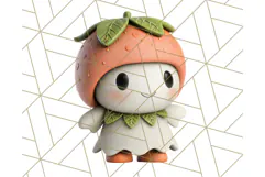 Cute Halloween Ghost Clipart Costume PNG, Halloween Png Product Image 4