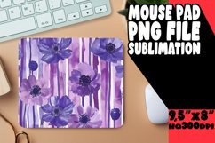 Trendy Floral Sublimation Pad - Modern Workspace Product Image 1