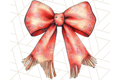 Western Style Bow PNG, Cute Cowboy, Cowgirl Coquette Png Product Image 4