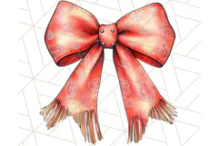 Western Style Bow PNG, Cute Cowboy, Cowgirl Coquette Png Product Image 4