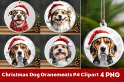 Breeds Of Christmas Dog Ornaments Clipart PNG Product Image 1